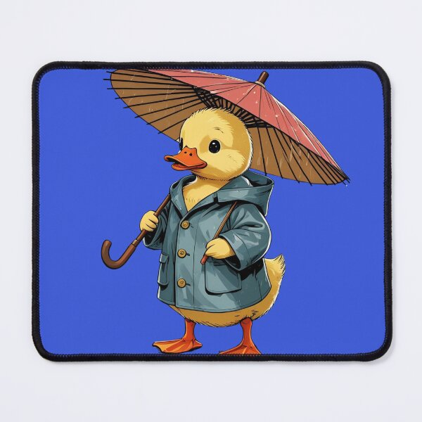 Item preview, Kawaii Duckling – Rainy Day Cute Animal Illustration designed and sold by NeonBeast Studio.