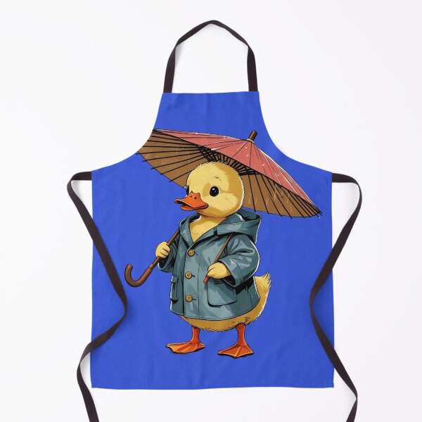 Item preview, Kawaii Duckling – Rainy Day Cute Animal Illustration designed and sold by NeonBeast Studio.