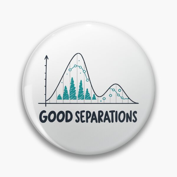 Item preview, Good Separations Chromatography Peaks – Funny Chemistry Science Geek Design designed and sold by VividOrganica.