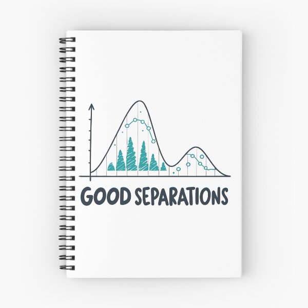 Item preview, Good Separations Chromatography Peaks – Funny Chemistry Science Geek Design designed and sold by VividOrganica.
