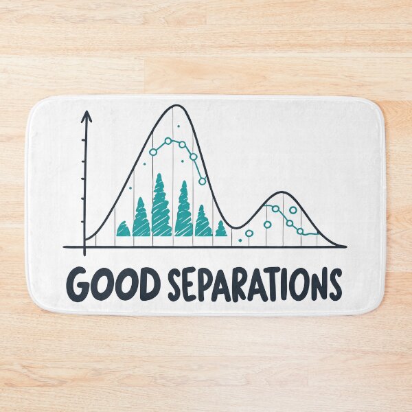 Item preview, Good Separations Chromatography Peaks – Funny Chemistry Science Geek Design designed and sold by VividOrganica.