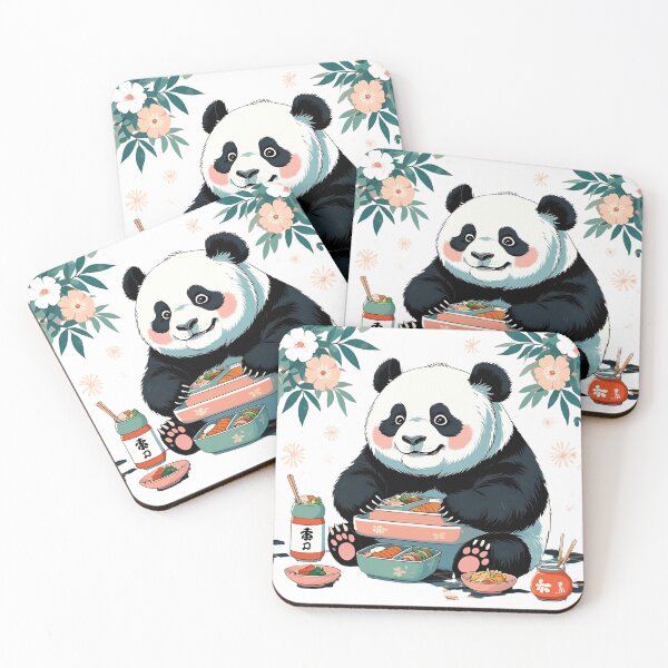 Item preview, Sushi Panda – Kawaii Japanese Foodie Art designed and sold by NeonBeast Studio.
