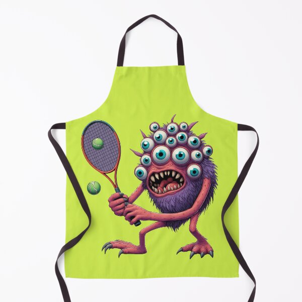 Item preview, Tennis Fanatic Monster designed and sold by PasivaCo.