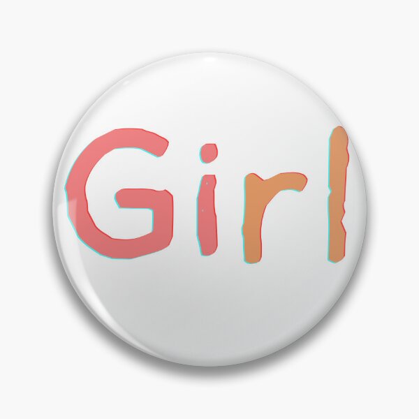 Item preview, Girl Pastel Pride – Minimalist Feminine Text Art designed and sold by NeonBeast Studio.