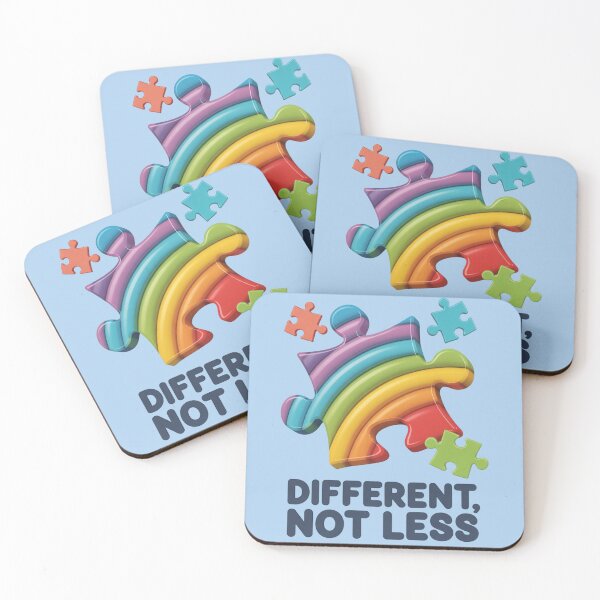 Item preview, Different, Not Less – Autism Awareness designed and sold by GENX-AUTISM-DAD.
