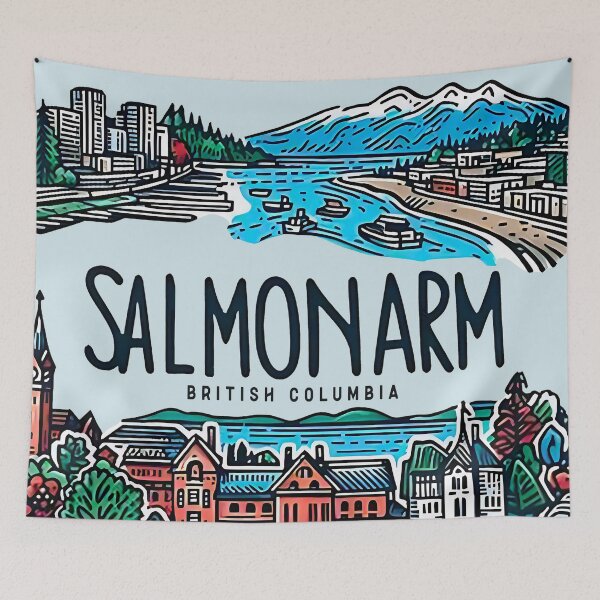 Item preview, Salmon Arm BC Canada  designed and sold by HowToCanadian.