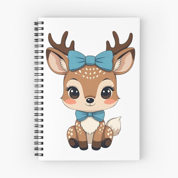 Item preview, Kawaii Deer – Cute Woodland Animal Illustration designed and sold by NeonBeast Studio.