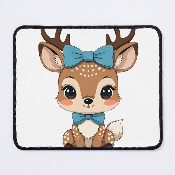 Item preview, Kawaii Deer – Cute Woodland Animal Illustration designed and sold by NeonBeast Studio.