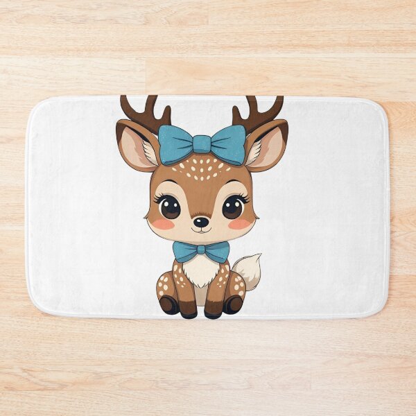 Item preview, Kawaii Deer – Cute Woodland Animal Illustration designed and sold by NeonBeast Studio.