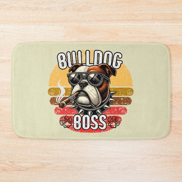 Item preview, Boss Bulldog Design – Funny Dog Lover Gift designed and sold by TheRamesCo.