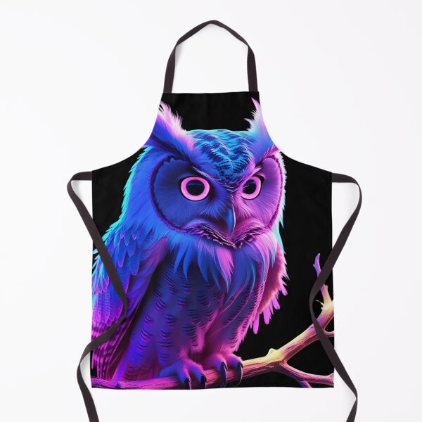 Item preview, Neon Mystic Owl – Vibrant Fantasy Bird Artwork designed and sold by NeonBeast Studio.