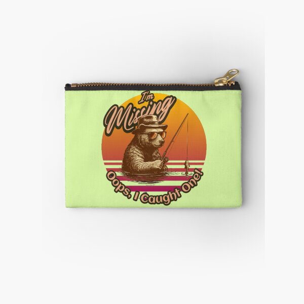 Item preview, Vintage Bear Fishing Design – Retro Outdoor Nature Lover Gift designed and sold by TheRamesCo.