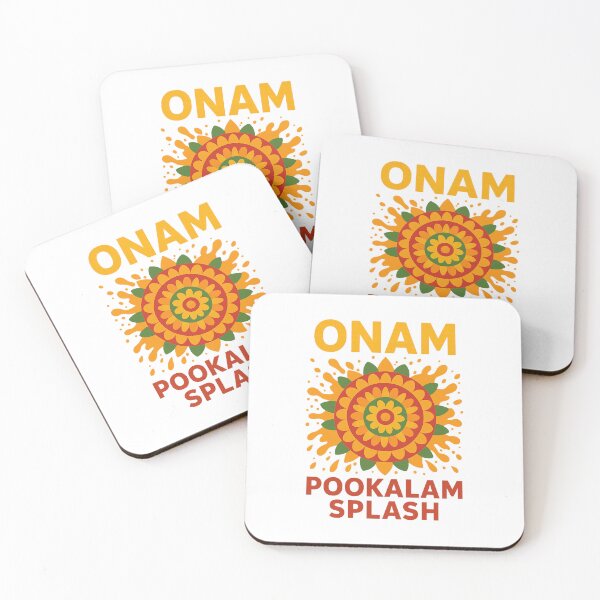Item preview, Onam Pookalam Splash T-Shirt | Colorful Kerala Festival Design designed and sold by Ninexero - Shirt.