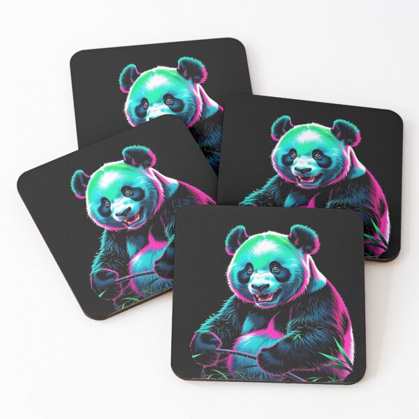 Item preview, Neon Panda – Vibrant Pop Art Animal Illustration designed and sold by NeonBeast Studio.