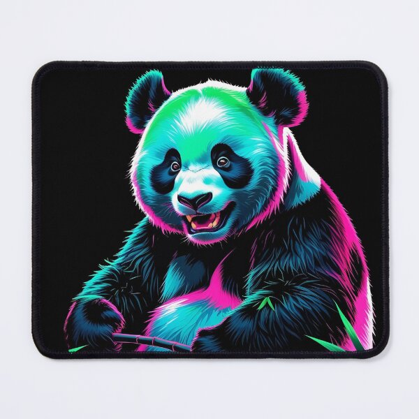 Item preview, Neon Panda – Vibrant Pop Art Animal Illustration designed and sold by NeonBeast Studio.