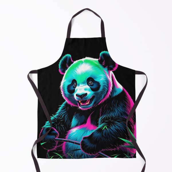 Item preview, Neon Panda – Vibrant Pop Art Animal Illustration designed and sold by NeonBeast Studio.
