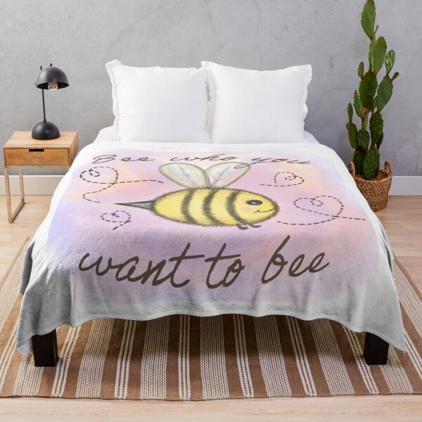 Item preview, Bee Who You Want to Bee | Inspirational Bumblebee | Honeybee designed and sold by ScribbL-ScrabbL.