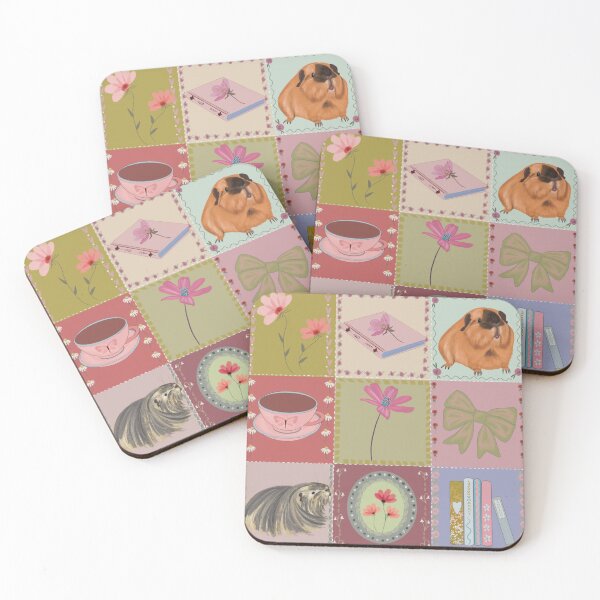 Item preview, Cottagecore Guinea pigs designed and sold by BlossomandIvy.