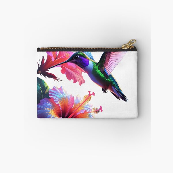 Item preview, Neon Hummingbird – Vibrant Floral Wildlife Art designed and sold by NeonBeast Studio.