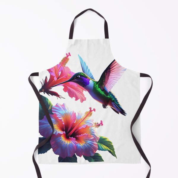 Item preview, Neon Hummingbird – Vibrant Floral Wildlife Art designed and sold by NeonBeast Studio.