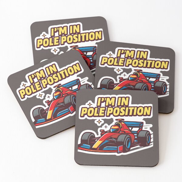 Item preview, I’m in Pole Position Sticker – Funny Formula 1 Racing Car Motivation Design designed and sold by GiftLore Studio.