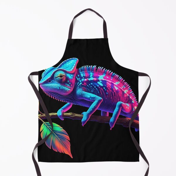 Item preview, Neon Chameleon – Vibrant Colorful Reptile Art designed and sold by NeonBeast Studio.