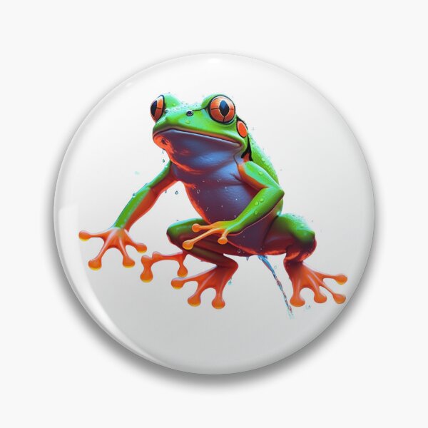 Item preview, Neon Frog – Vibrant Tropical Amphibian Art designed and sold by NeonBeast Studio.