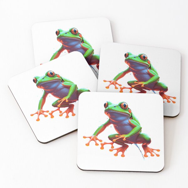 Item preview, Neon Frog – Vibrant Tropical Amphibian Art designed and sold by NeonBeast Studio.
