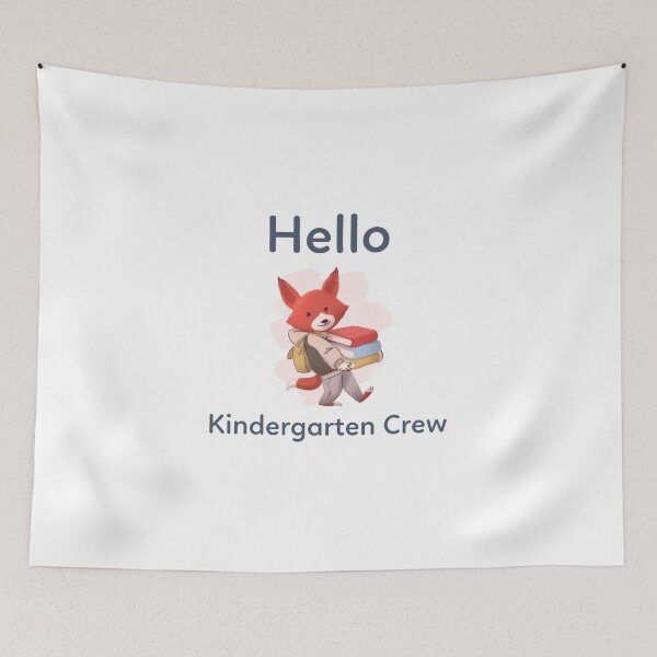 Item preview, Hello Kindergarten Crew – Fun Back to School Design for Kids and Teachers designed and sold by Ani-24.