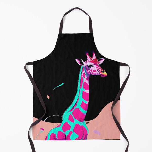 Item preview, Neon Giraffe – Vibrant Pop Art Animal Illustration designed and sold by NeonBeast Studio.