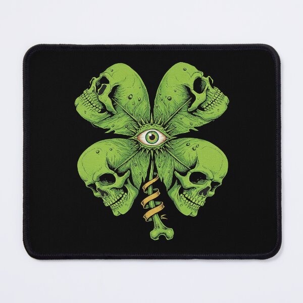 Item preview, Four Leaf Clover Skull designed and sold by TeeARTHY.
