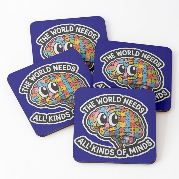 Item preview, The World Needs All Kinds of Minds – Autism Design designed and sold by GENX-AUTISM-DAD.