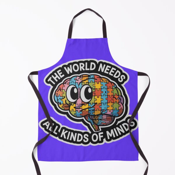Item preview, The World Needs All Kinds of Minds – Autism Design designed and sold by GENX-AUTISM-DAD.