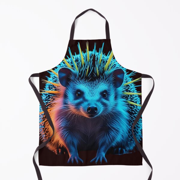 Item preview, Neon Hedgehog – Vibrant Glowing Animal Illustration designed and sold by NeonBeast Studio.