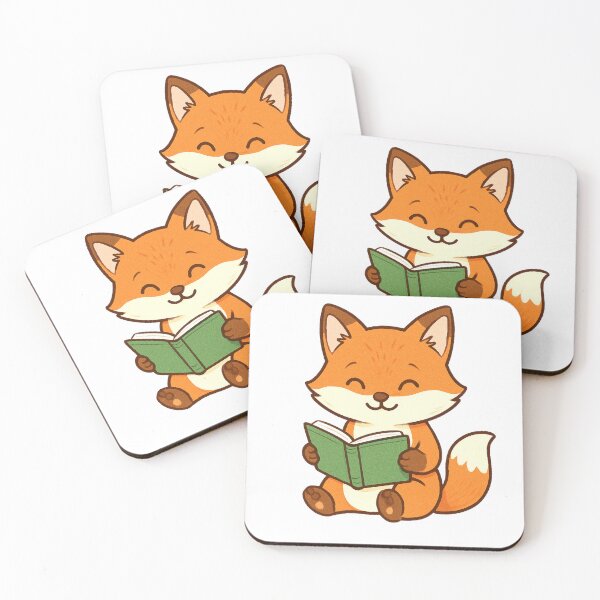 Item preview, Cute Fox Reading a Book designed and sold by KPArtzaaany.