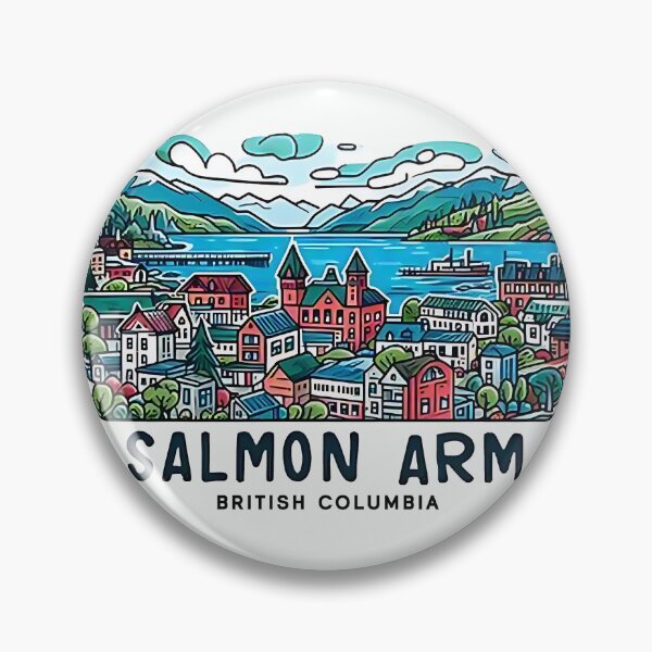 Item preview, Salmon Arm BC Canada  designed and sold by HowToCanadian.