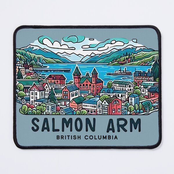 Item preview, Salmon Arm BC Canada designed and sold by HowToCanadian.