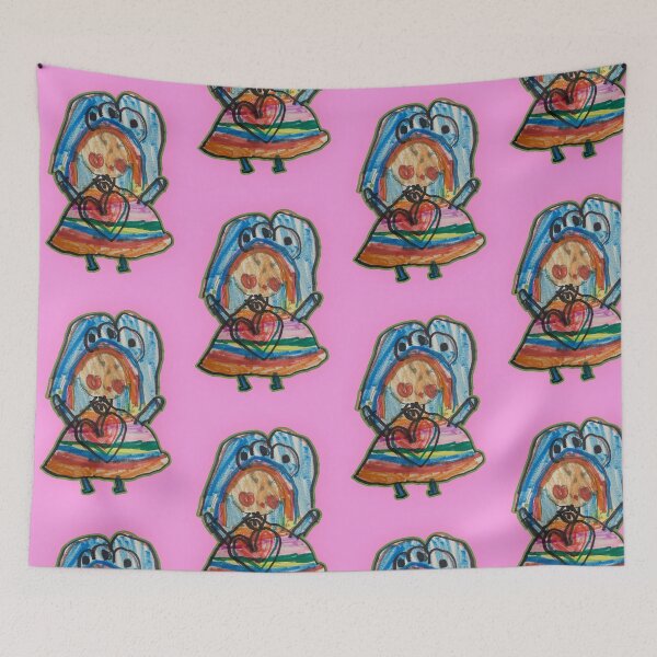 Item preview, Cute Rainbow Lady by Clara | Dress Drawing Love Hearts and Smiles designed and sold by Oqueartecura.