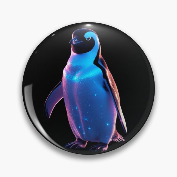 Artikelvorschau, Neonpinguin – Kosmische Fantasy-Tierkunst entworfen und verkauft von NeonBeast Studio.