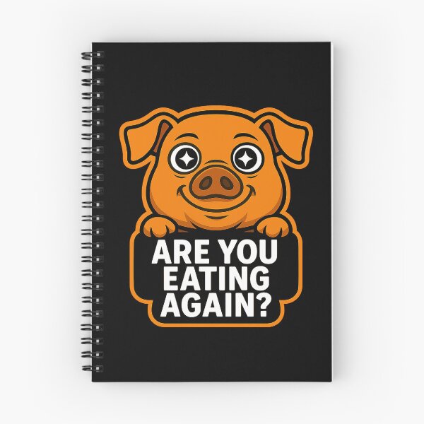 Item preview, Funny Pig - Are You Eating Again? designed and sold by Derpy Lab .