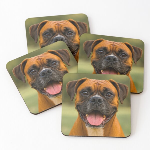 Item preview, Adult Happy Friendly Boxer Dog designed and sold by BackgroundND.