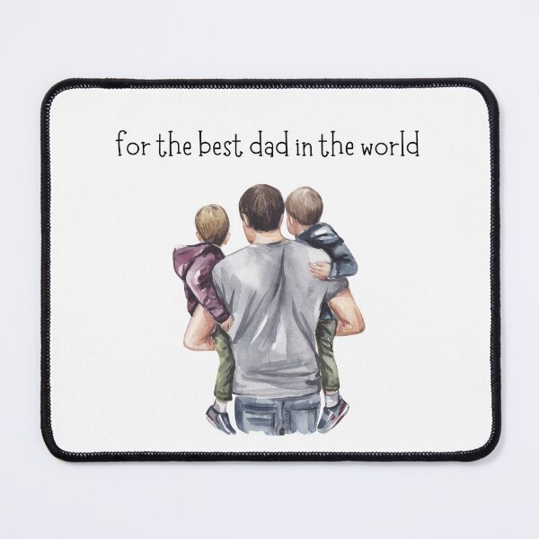 Item preview, Best dad in the world tees and accessories  designed and sold by Giftspire.