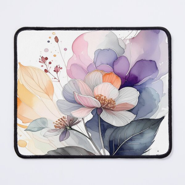 Item preview, Watercolor flower bouquet soft creamy colors designed and sold by LiskoDesign.