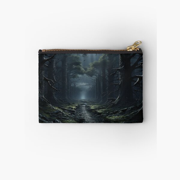 Item preview, Moonlit Gothic Forest – Dark Fantasy Landscape Illustration designed and sold by ElGrandeDesign.