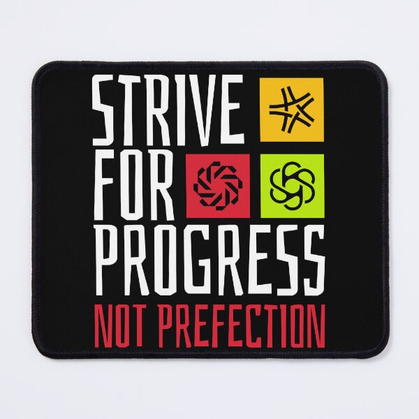 Item preview, Strive For Progress – Motivational Hoodie designed and sold by Lacerta-Design.