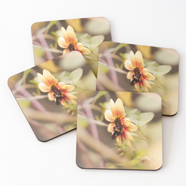 Item preview, Bee on Magic Roundabout Sunflower designed and sold by PhotoArtbyGrace.