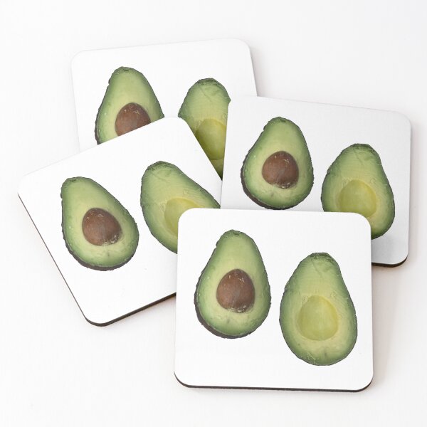 Item preview, Minimalist Two Ripe Avocado Halves  designed and sold by lucyjohnsn.