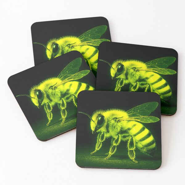 Item preview, Neon Glow Honey Bee designed and sold by Nuclear Eden.