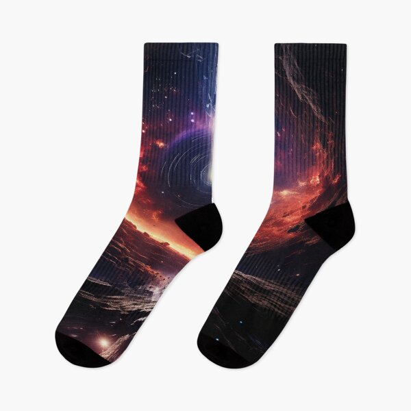 Item preview, Black Hole Space Art – Cosmic Galaxy, Sci-Fi Astronaut, Deep Space Illustration designed and sold by ElGrandeDesign.