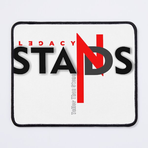 Item preview, egacy Stands Taller Than Stone – Bold Motivational Typography Design designed and sold by essenthreads.